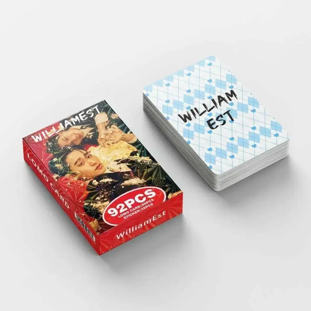 Us seller 92Pcs/Set Thai Star Williamest Laser Lomo Cards - Drama CP William & E